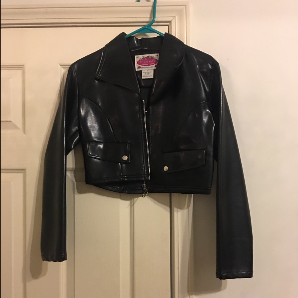 Vinyl bomber jackets